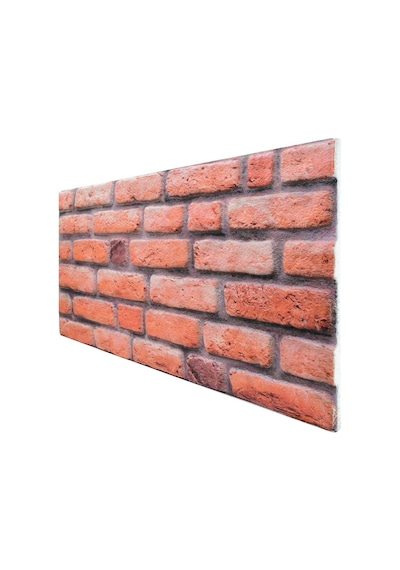 5 Adet X Tuğla Desenli 3D Strafor Köpük Duvar Kaplama Paneli (446785603)