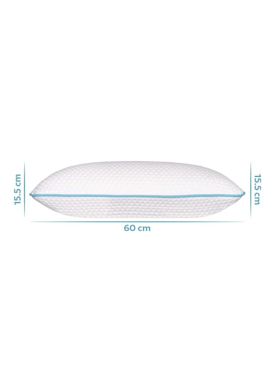 Viscofoam Yüksek Boyun Destekli Ortopedik Yastık Tombul Visco Yastık - 59x39x15.5cm