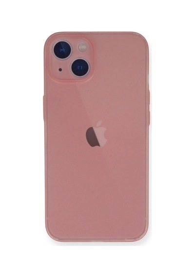 Apple Uyumlu iPhone 14 Plus Kılıf Pp Ultra İnce Kapak Pembe,