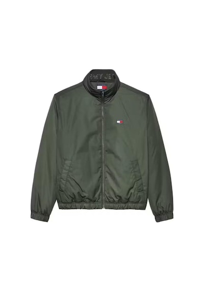 Tommy Hilfiger Erkek Dik Yaka Dolgulu Mont - Haki-11211 Pewter Green