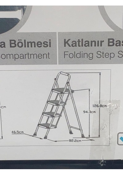 Master 504292 Europen Step Merdiven 4 Basamaklı Genel