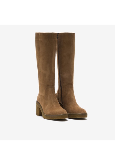 Sand Beige Çizme Kadın 26k12075xs Vergelio Suede Bej