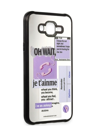 Samsung Galaxy J7 Uyumlu Kılıf Mirror Desenli Kapak - Mirror - 4