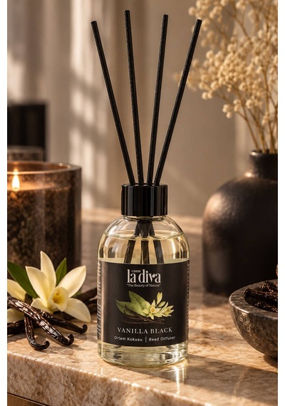 Çubuklu Oda Kokusu - Vanilla Black Karışık