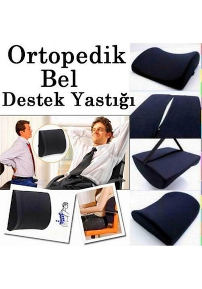 Ortopedik Support Yastık Anatomik Bel Yastığı Ev Ofis Araba Koltuk Sırt Bel Destek Minderi Minder