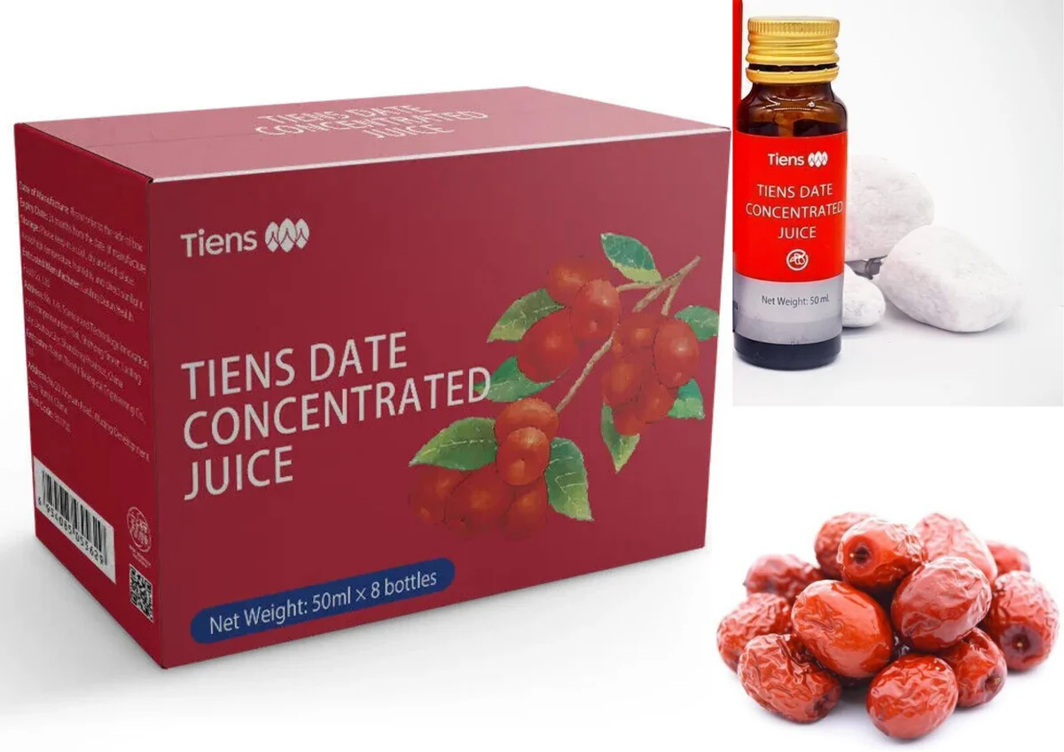 Tıens Hurma Konsantre Suyu, 8 Şişe 400ml Çin Hurması Konsantre Suyu İçeren Gıda Takviyesi