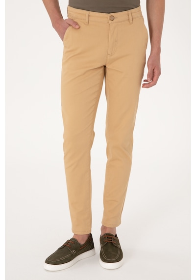 U.S. Polo Assn. Erkek Camel Kanvas Pantolon 50309142-VR015 U.S. Polo Assn. Erkek Camel Kanvas Pantolon 50309142-VR015
