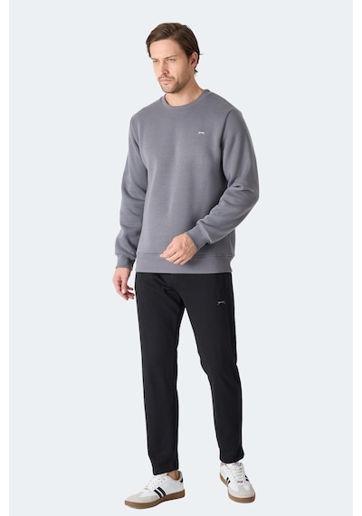 Slazenger Megar I Erkek Gri Sweatshirt Gri