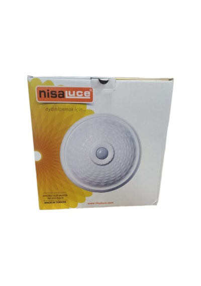Nisaluce Sensörlü Glop Armatür 18 Watt Ledli Plastik E2002