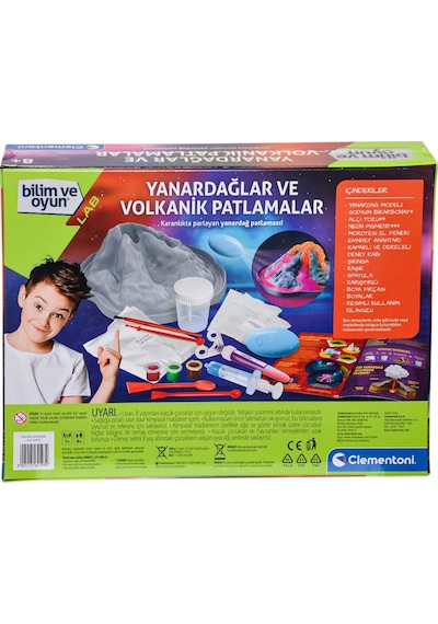 Clementoni Yanardağlar ve Volkanik Patlamalar Bilim Oyun 64193