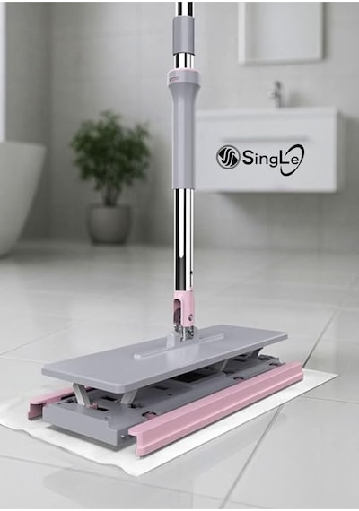 Tüm Bezlere Uyumlu Click Mop 4xl Islak Mendillere Uyumlu Kendinden Sıkıştırmalı Mop Paspas