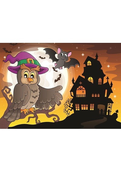 Art Puzzle 2X100 Parça  Baykuş Ve Tatlı Cadı 4517