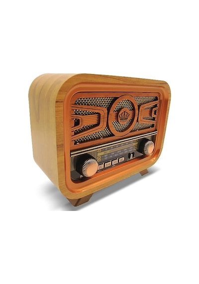 Crownwell Retro Bluetooth Radyo Ve Hoparlör Md-1301bt