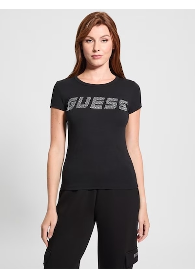 Guess Kadın T-shirt V4bı16kcıv1 Siyah
