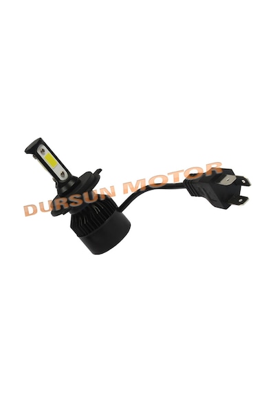Motosiklet Xenon Led Far Ampül H4 Şimşek Etkili Beyaz 3 Boyutlu