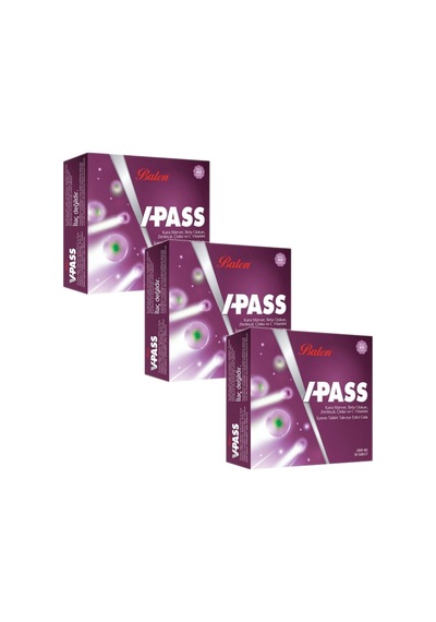 Balen V-Pass Takviye Edici Gıda 1000 MG 30 Tablet 3 Adet