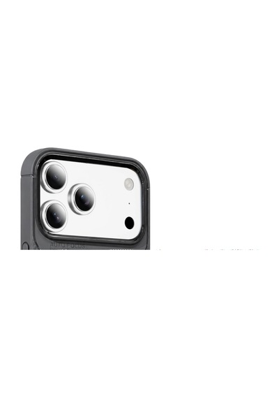 Kılıf Newface Apple İphone 18 Pro Auto Focus Karbon Kapak - Gri