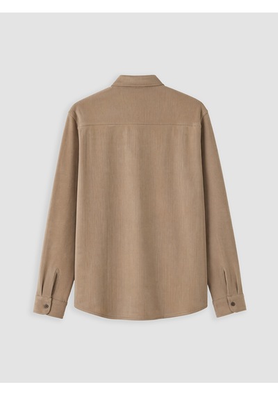 Lcw Vision Kahverengi Slim Fit Erkek Dokulu Gömlek