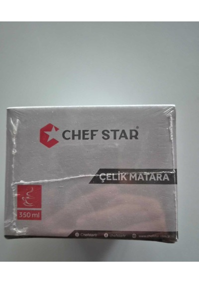 Chef Star Çelik Matara 350ml 165-Koyu Yeşil