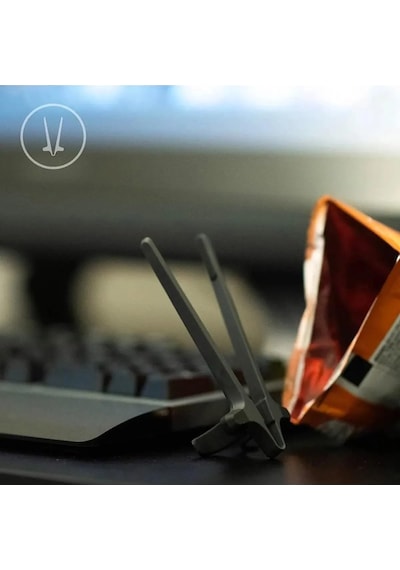 2 Adet Atıştırmalık Tutucu, Parmak Arası Çubuklar, Oyuncu Atıştırmalık Tutucu, Chopstick, Chpstck-1541157