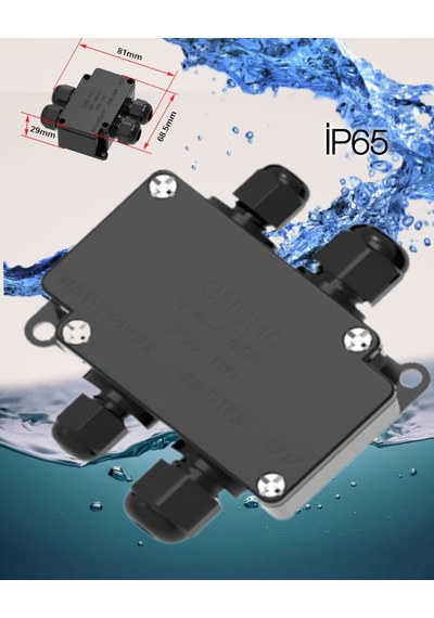Mini 2 Giriş 2 Çıkış Saha Montaj Buat Kutusu - Ip65