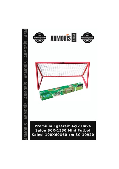 Premium Egzersiz Açık Hava Salon Scx-1330 Mini Futbol Kalesi 100x60x60 Cm Sc-10920 Çok Renkli
