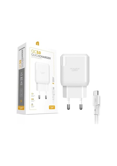 Qct30 Watt 3 Amper Type-c Kablolu Hızlı Şarj Aleti Seti