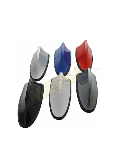 Otoaksesuarcınız Shark Balina Anten Köpek Balığı Silikon Tabanlı Balık Sırtı Gri (505164620)