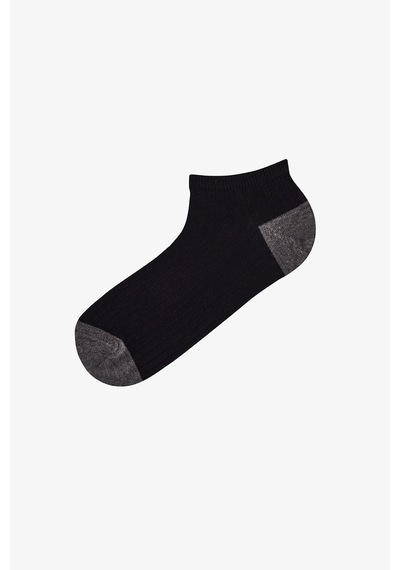 Penti Erkek Lacivert Melanj Black Comfort 5 Çift Patik Çorap