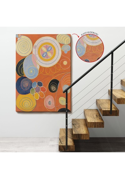 Miyrem^ Canvas Serie Hilma Af Klint - Gençlik Tablosu-7314