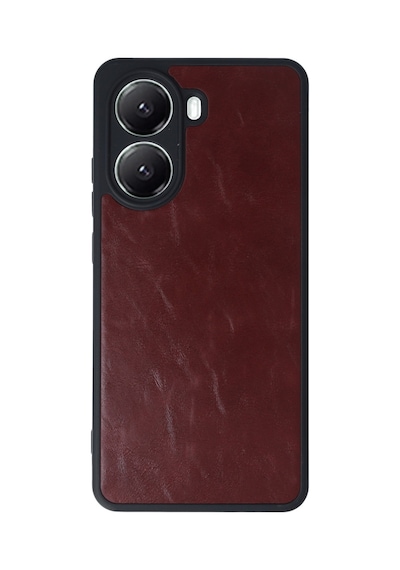 Xiaomi Poco X7 Pro Uyumlu Kılıf Aras Deri Kapak - Bordo