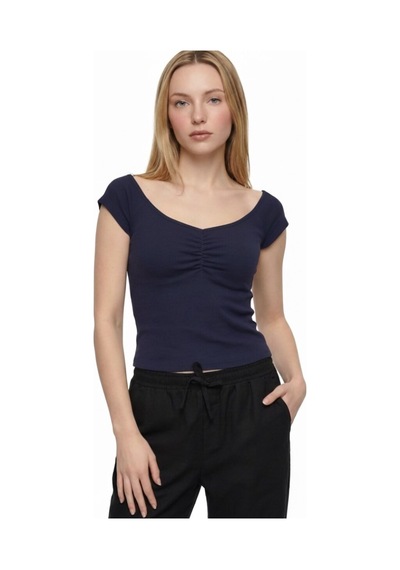 LOFT Slim Fit Kadın Bluz K.kol Lf2042136 Q1.v1 Lacivert LOFT Slim Fit Kadın Bluz K.kol Lf2042136 Q1.v1 Lacivert