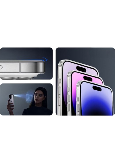 Apple Apple iPhone Uyumlu  17 3d Temperli Cam Ekran Koruyucu + Kolay Uygulama Aparatı