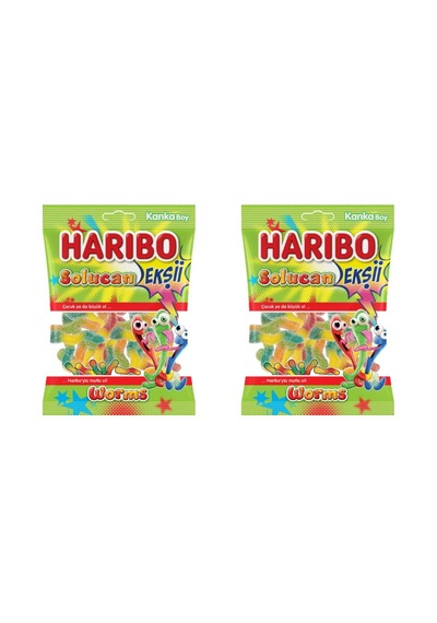 Haribo Ekşii Solucan 70gr X2