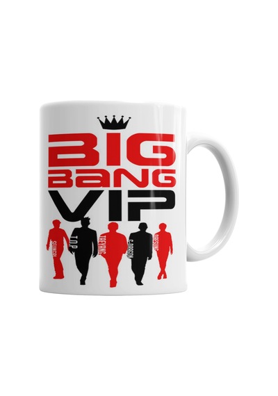 Big Bang Vip Kupa Bardak Porselen Karışık