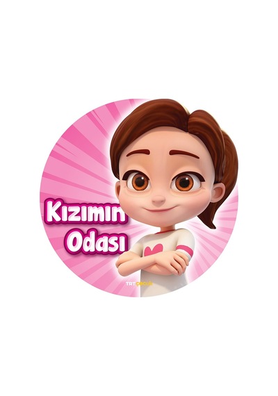 Artikel Pırıl Kızımın Odası Kapı Çocuk Odası Duvar Sticker