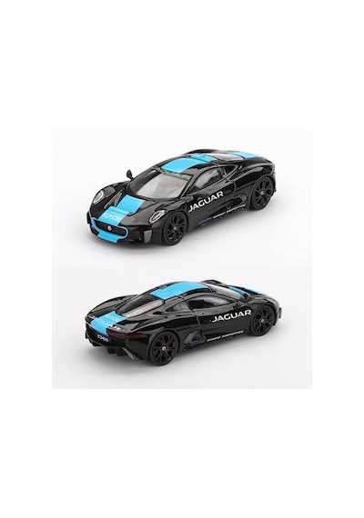 Mini Gt 1:64 Jaguar C-x75 Black Çok Renkli