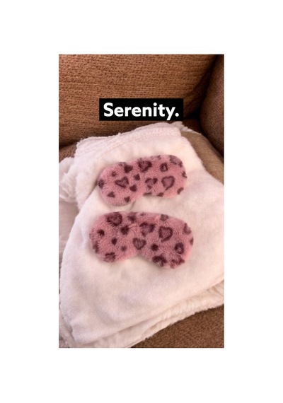 Yıwu Yeni Pembe Peluş Göz Maskesi Yüksek Çözünürlüklü Leopar Baskısı