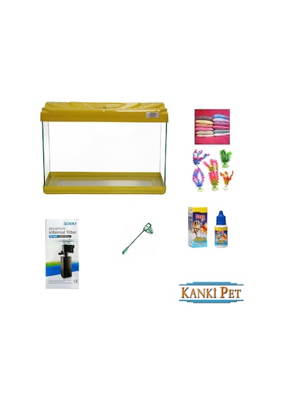 Kanki Pet 35 Cm Akvaryum Hazır Set 3518