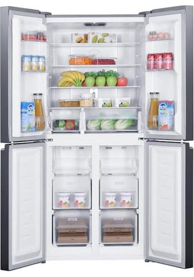 Sharp SJ-MD580M-SL 421 L 4 Kapılı Nofrost Gardırop Buzdolabı