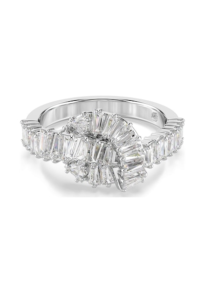 5727119 Swarovski Yüzük Matrıx:rıng Knot Whı/rhs 52 Metalik