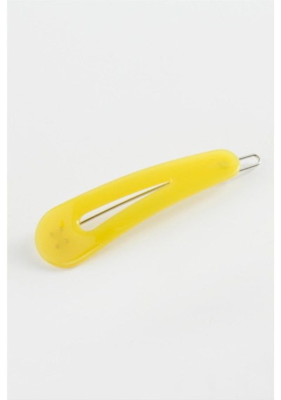 Oval Klipsli Toka Çok  Renkli