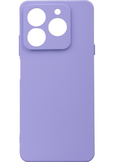 Infinix Hot 40 Pro Kılıf Premiums Silikon Arka Kapak Lila