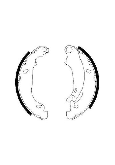 Peugeot 206 1.4 1998-2009 Bosch Kampana Balata
