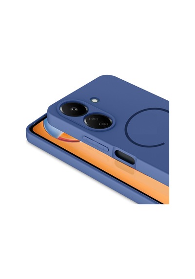 Xiaomi Redmi 13c Kılıf Magsafe Destekli Kamera Korumalı Yumuşak Silikon Pazarplus Siyah
