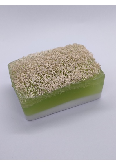 Doğal Kabak Lifli Sütlü Aloe Vera Sabun