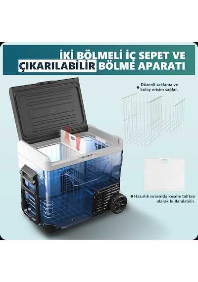 Euhomy Oto Buzdolabı 50 Litre