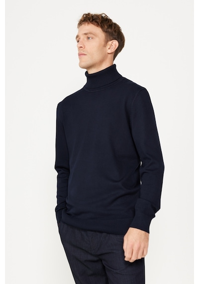 AC&Co / Altınyıldız Classics Erkek Lacı Standart Fit Normal Kesim Tam Balıkçı Yaka Triko Kazak Lacivert AC&Co / Altınyıldız Classics Erkek Lacı Standart Fit Normal Kesim Tam Balıkçı Yaka Triko Kazak Lacivert