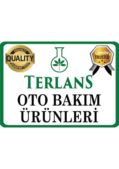 Terlans Lastik Parlatıcı Jel Extra Glossy 500Ml Uygulama Sünger