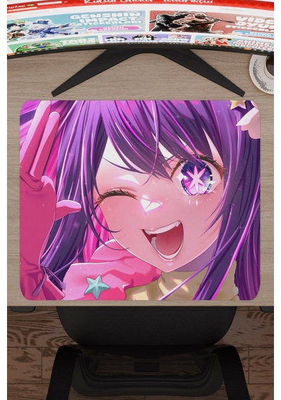 Oshi No Ko Anime V3 - 48x40 Xl Gaming Kauçuk Kaymaz Taban Mouse Pad Fare Altlığı
